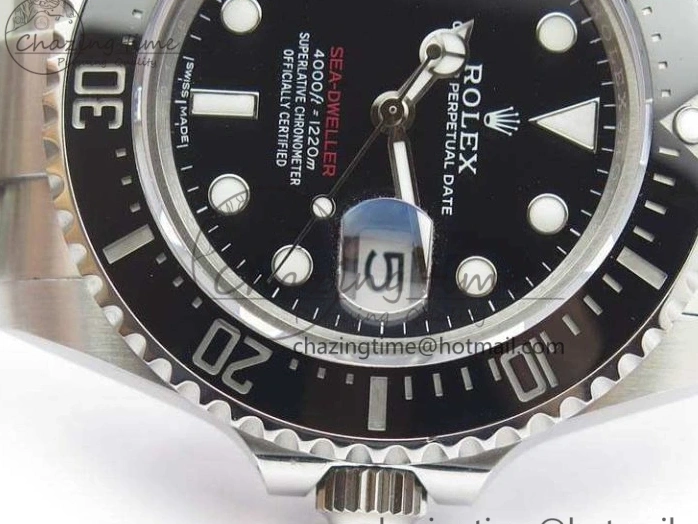 MiroTime 1225 Durable Sea Dweller 126600 2017 43mm SS BP Maker 1:1 Best Edition Black Dial On SS Bracelet ETA 3575